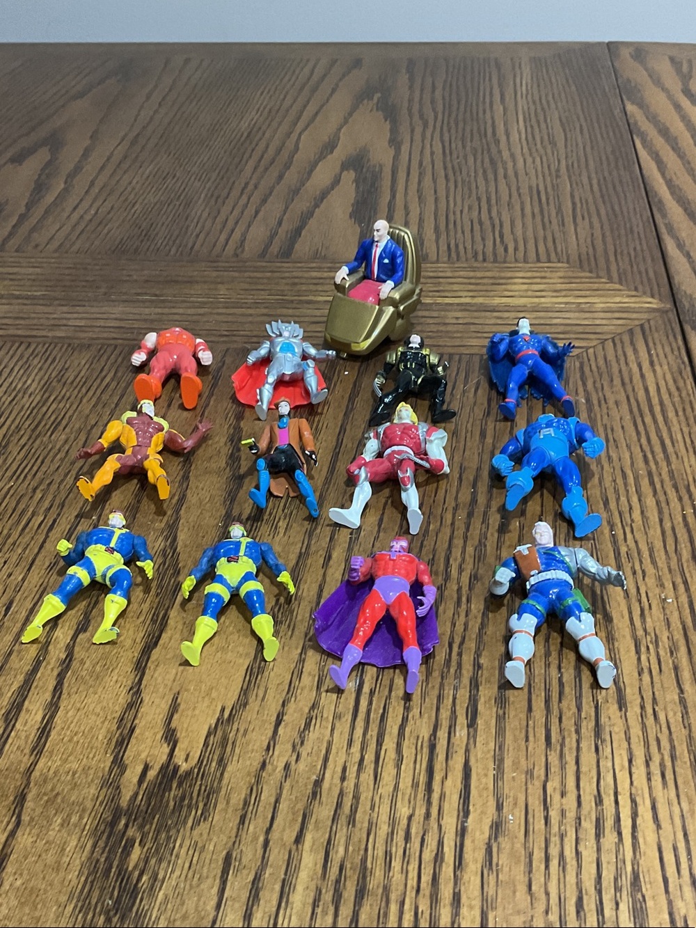 13 Marvel X-men from 1994 “Steel Mutants” line diecast metal, poseable